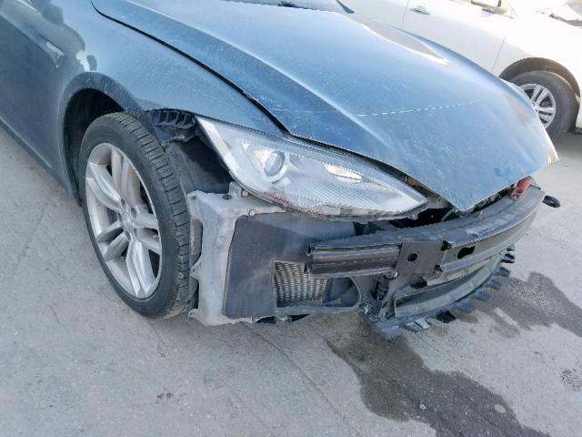 5YJSA1H1XEFP41452 - 2014 TESLA MODEL S رمادي صورة 9