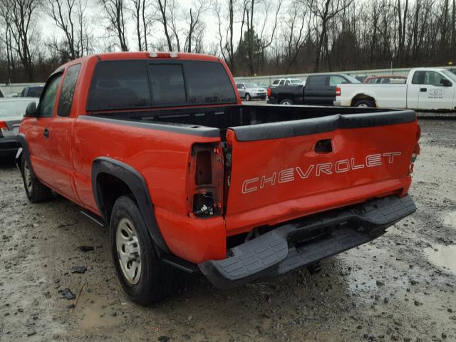 1GCEC19V36Z165921 - 2006 CHEVROLET SILVERADO RED photo 3