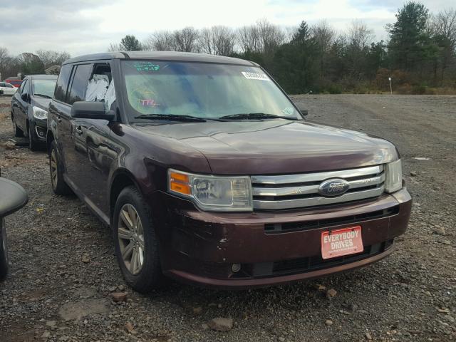 2FMGK5BC3ABA81682 - 2010 FORD FLEX SE BURGUNDY photo 1