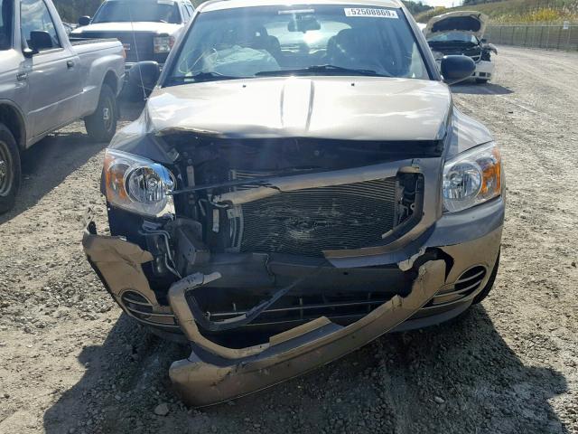 1B3HB48B28D753710 - 2008 DODGE CALIBER SX GOLD photo 9