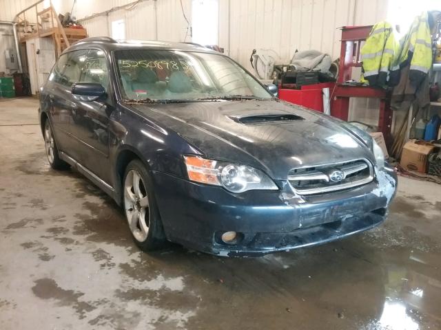 4S3BP676354349266 - 2005 SUBARU LEGACY GT BLUE photo 1