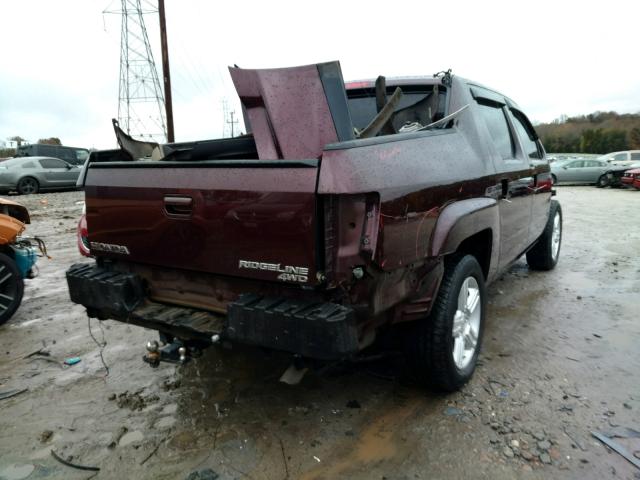 5FPYK1F57AB012937 - 2010 HONDA RIDGELINE BLACK photo 4