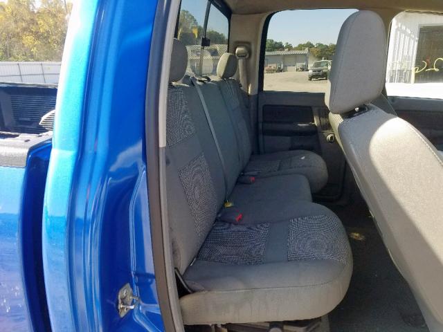 1D7HU18227S266627 - 2007 DODGE RAM 1500 S BLUE photo 6