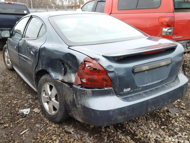 2G2WP582561221748 - 2006 PONTIAC GRAND PRIX BLUE photo 3