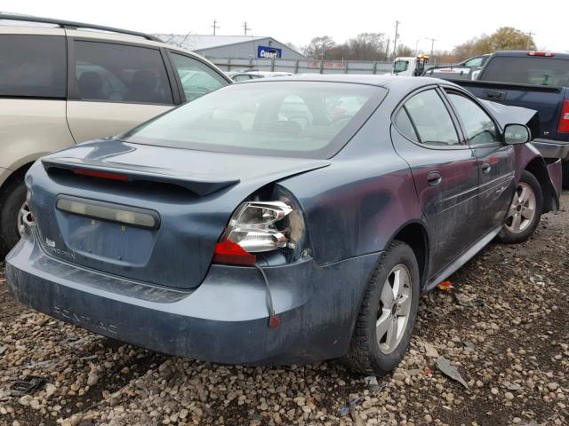 2G2WP582561221748 - 2006 PONTIAC GRAND PRIX BLUE photo 4