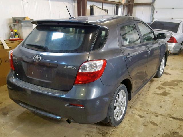 2T1KU4EE3AC252308 - 2010 TOYOTA COROLLA MA GRAY photo 4