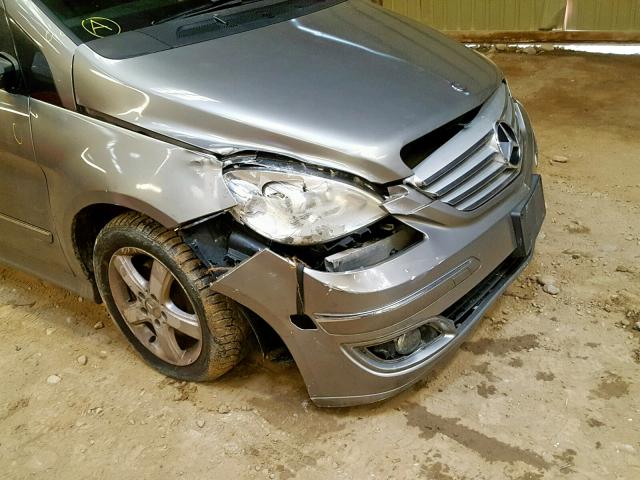 WDDFH33X87J245331 - 2007 MERCEDES-BENZ B200 SILVER photo 9