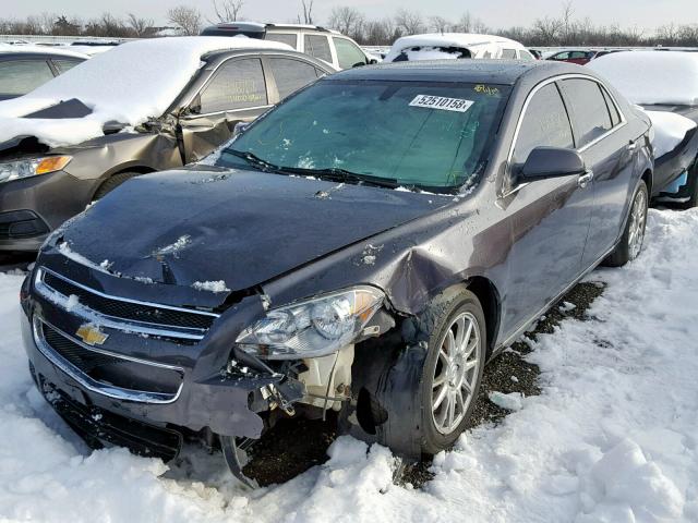 1G1ZD5E17BF273441 - 2011 CHEVROLET MALIBU 2LT GRAY photo 2