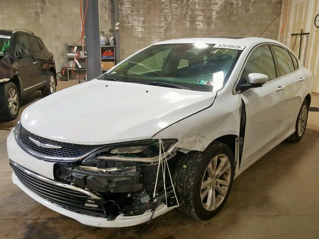 1C3CCCAB4GN162348 - 2016 CHRYSLER 200 LIMITE WHITE photo 2