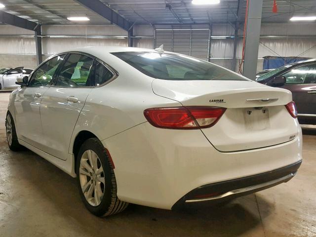 1C3CCCAB4GN162348 - 2016 CHRYSLER 200 LIMITE WHITE photo 3