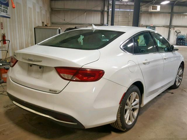 1C3CCCAB4GN162348 - 2016 CHRYSLER 200 LIMITE WHITE photo 4