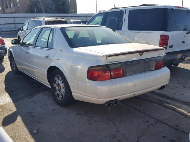 1G6KS54Y82U122474 - 2002 CADILLAC SEVILLE SL WHITE photo 3