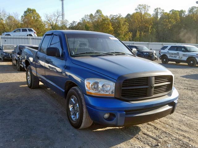 1D7HA18226J239425 - 2006 DODGE RAM 1500 S BLUE photo 1