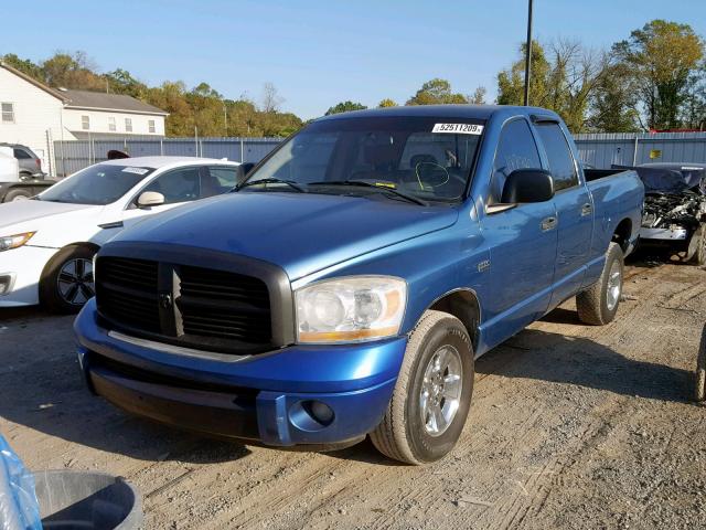 1D7HA18226J239425 - 2006 DODGE RAM 1500 S BLUE photo 2