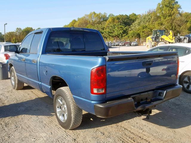 1D7HA18226J239425 - 2006 DODGE RAM 1500 S BLUE photo 3