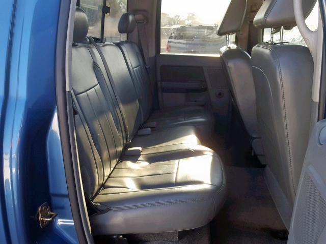 1D7HA18226J239425 - 2006 DODGE RAM 1500 S BLUE photo 6