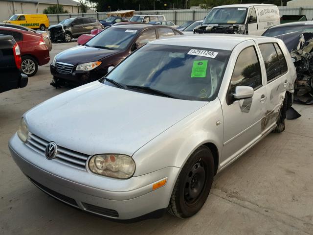 9BWFL61J664008641 - 2006 VOLKSWAGEN GOLF GL SILVER photo 2