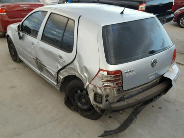 9BWFL61J664008641 - 2006 VOLKSWAGEN GOLF GL SILVER photo 3