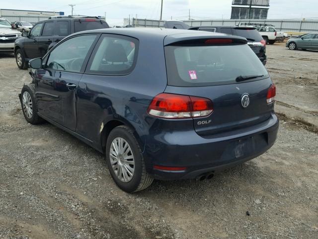 WVWBB7AJ3BW225175 - 2011 VOLKSWAGEN GOLF 蓝色 照片 3