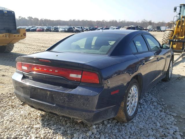 2C3CDXKT1EH371371 - 2014 DODGE CHARGER RA BLACK photo 4