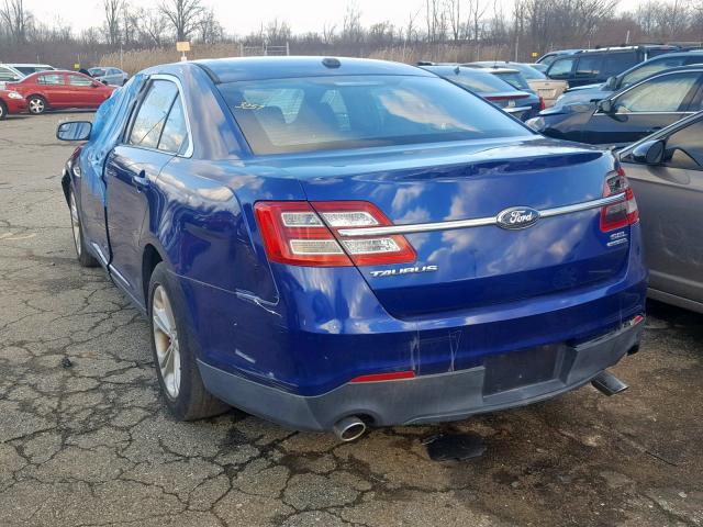 1FAHP2E88EG122473 - 2014 FORD TAURUS SEL BLUE photo 3