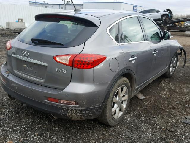 JNKAJ09FX8M353874 - 2008 INFINITI EX35 BASE GRAY photo 4