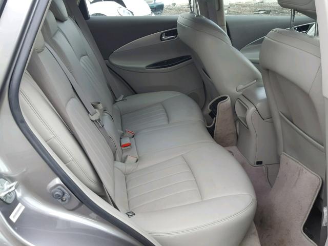 JNKAJ09FX8M353874 - 2008 INFINITI EX35 BASE GRAY photo 6