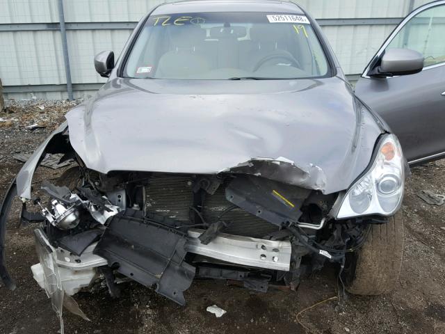 JNKAJ09FX8M353874 - 2008 INFINITI EX35 BASE GRAY photo 7