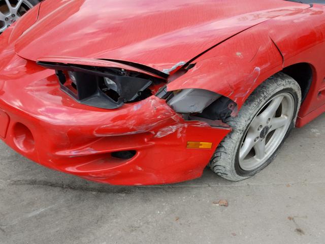 2G2FV32G4X2209665 - 1999 PONTIAC FIREBIRD T RED photo 9