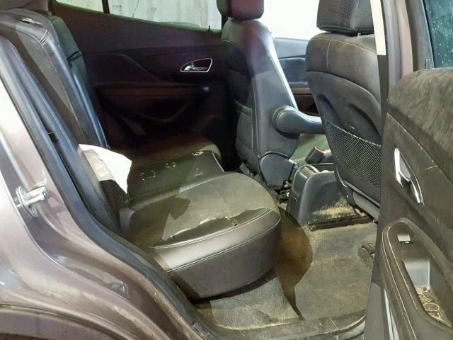 KL4CJESB6DB139091 - 2013 BUICK ENCORE BROWN photo 6