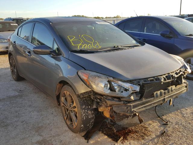 KNAFX4A83E5115362 - 2014 KIA FORTE EX GRAY photo 1