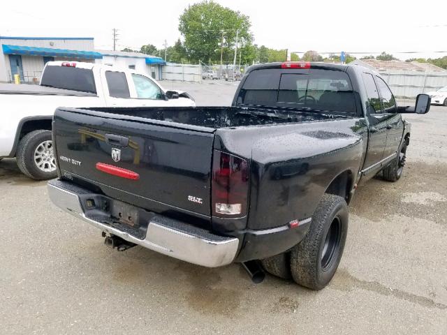 3D7ML48C46G151416 - 2006 DODGE RAM 3500 S BLACK photo 4