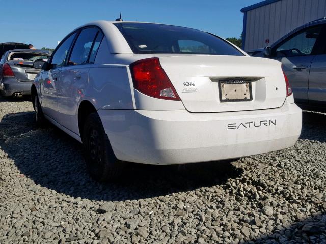 1G8AJ55F07Z209878 - 2007 SATURN ION LEVEL WHITE photo 3