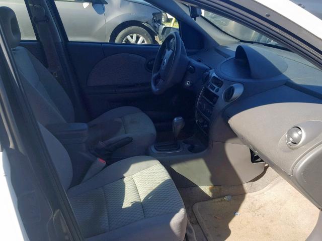 1G8AJ55F07Z209878 - 2007 SATURN ION LEVEL WHITE photo 5