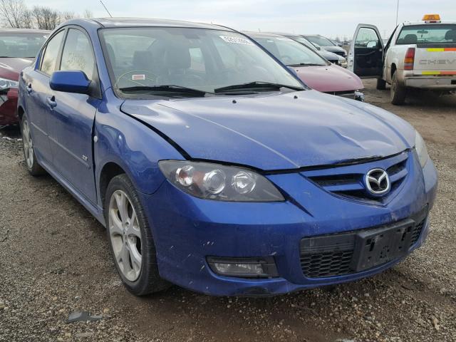 JM1BK323381863523 - 2008 MAZDA 3 S BLUE photo 1