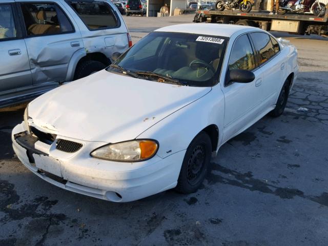 1G2NE52E45M249211 - 2005 PONTIAC GRAND AM S WHITE photo 2