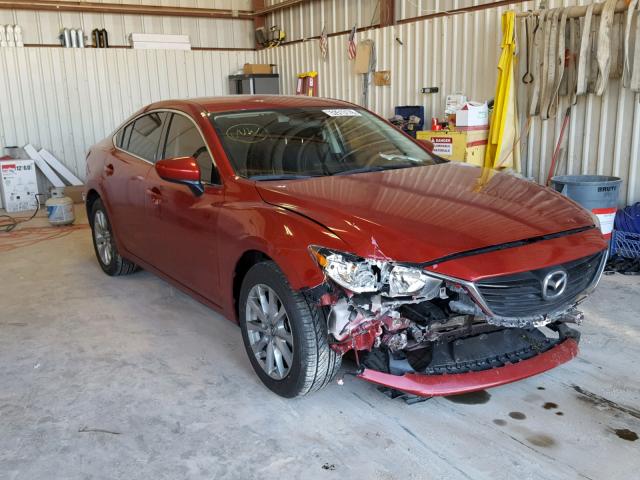 JM1GJ1U57G1425033 - 2016 MAZDA 6 SPORT RED photo 1