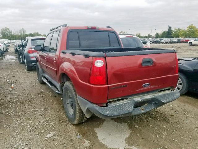 1FMZU77E92UB85260 - 2002 FORD EXPLORER S MAROON photo 3