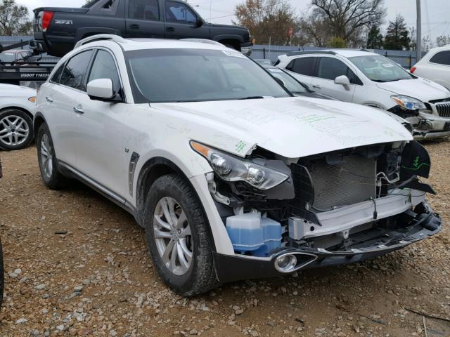 JN8CS1MW9EM413261 - 2014 INFINITI QX70 WHITE photo 1