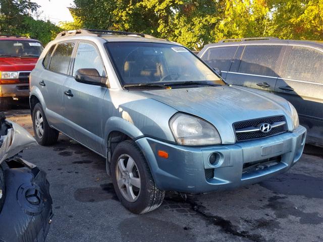 KM8JM12B15U180176 - 2005 HYUNDAI TUCSON GL TURQUOISE photo 1