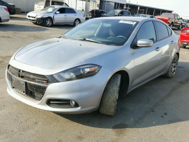 1C3CDFBB6ED868530 - 2014 DODGE DART SXT CHARCOAL photo 2