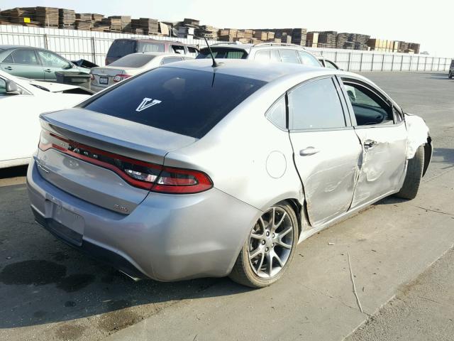 1C3CDFBB6ED868530 - 2014 DODGE DART SXT CHARCOAL photo 4