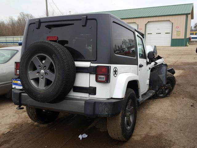 1C4GJWAG8FL623674 - 2015 JEEP WRANGLER S WHITE photo 4