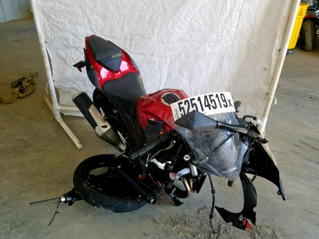 JKAEXKG14KDA30395 - 2019 KAWASAKI EX400 RED photo 1