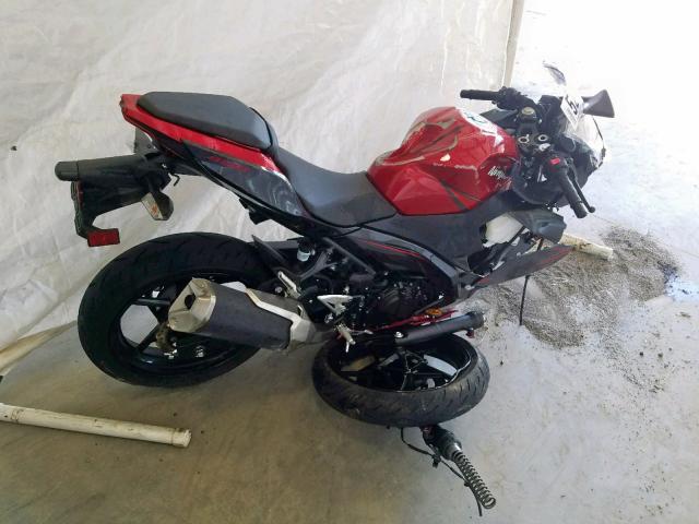 JKAEXKG14KDA30395 - 2019 KAWASAKI EX400 RED photo 4