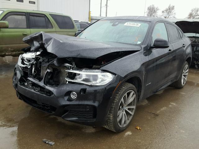 5UXKU2C59G0N81202 - 2016 BMW X6 XDRIVE3 BLACK photo 2