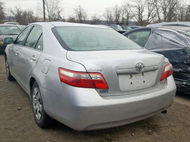 4T1BE46K27U595488 - 2007 TOYOTA CAMRY SILVER photo 3