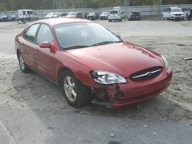 1FAFP55U01A223574 - 2001 FORD TAURUS SES RED photo 1