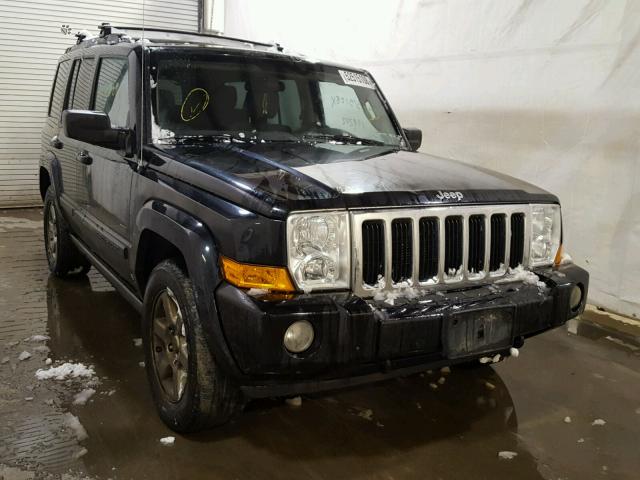1J8HG48K57C661956 - 2007 JEEP COMMANDER BLACK photo 1