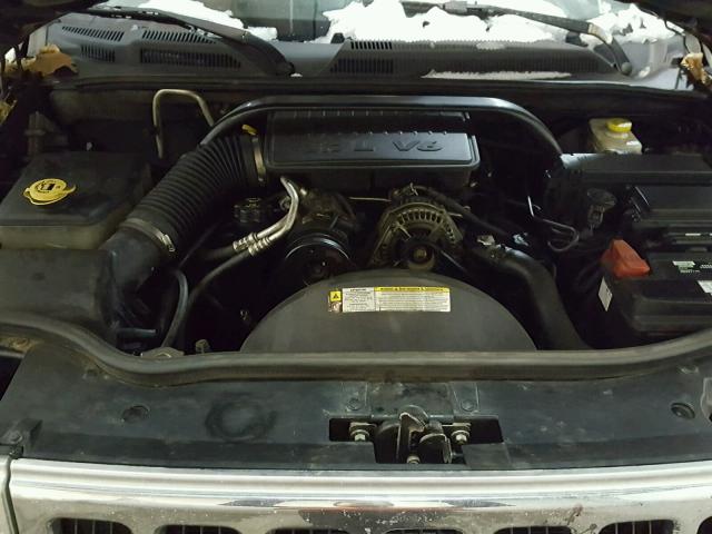 1J8HG48K57C661956 - 2007 JEEP COMMANDER BLACK photo 7